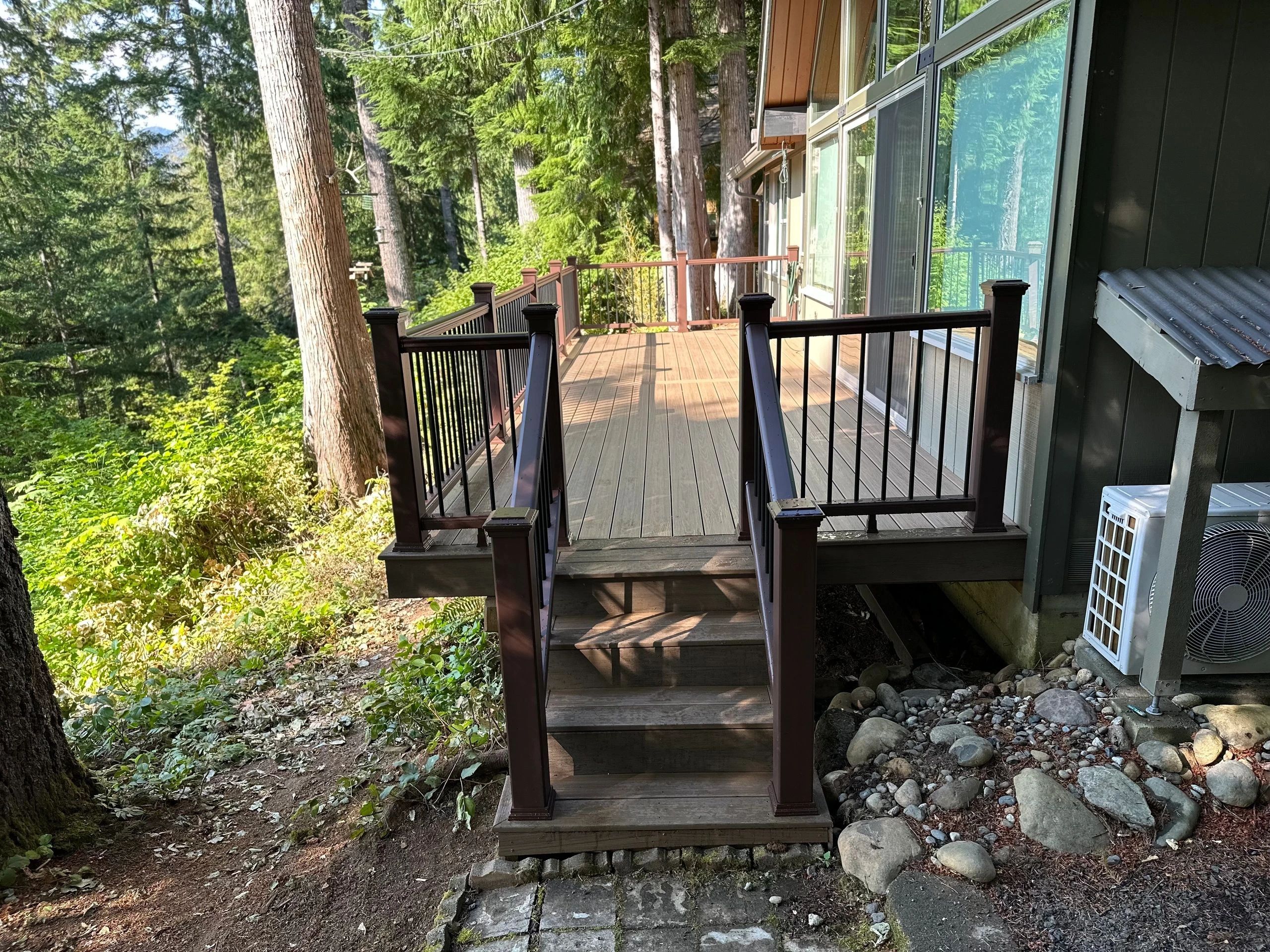Elevated deck project